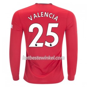 Manchester United Antonio Valencia 25 Voetbalshirts Thuis 2019/20 - LS
